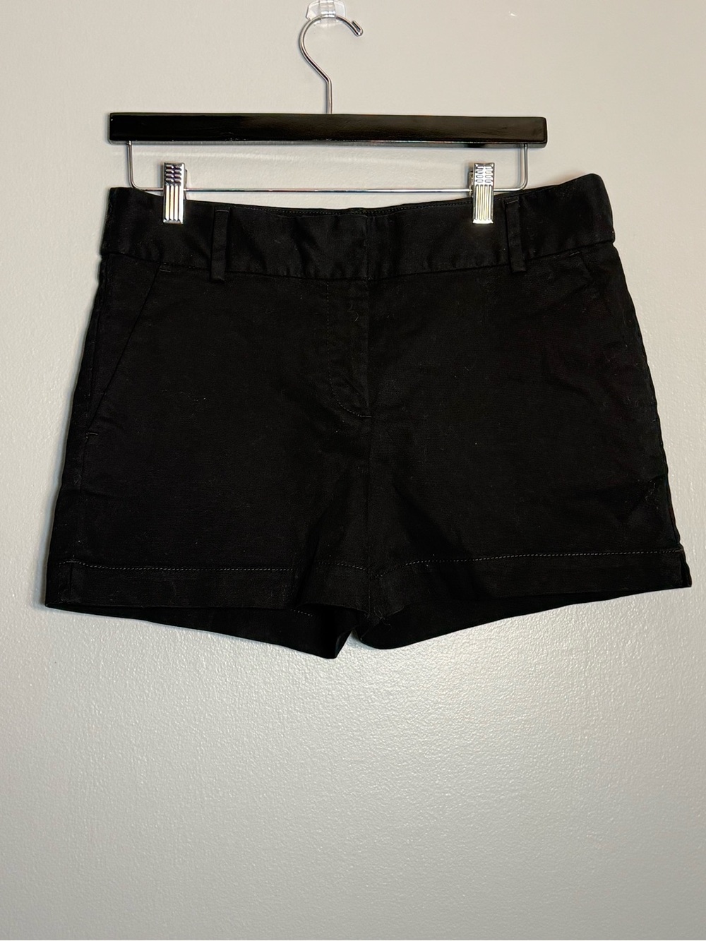 42. LOFT Black Tailored Bermuda Shorts